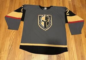Athletic Knit Las Vegas Golden Knights NHL Hockey Jersey Mens 2XL #2 Whitecloud